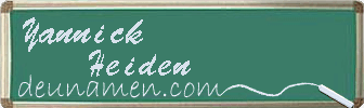 Yannick Heiden Visitenkarte